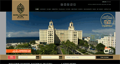 Desktop Screenshot of hotelnacionaldecuba.com