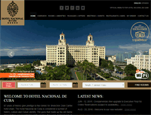 Tablet Screenshot of hotelnacionaldecuba.com
